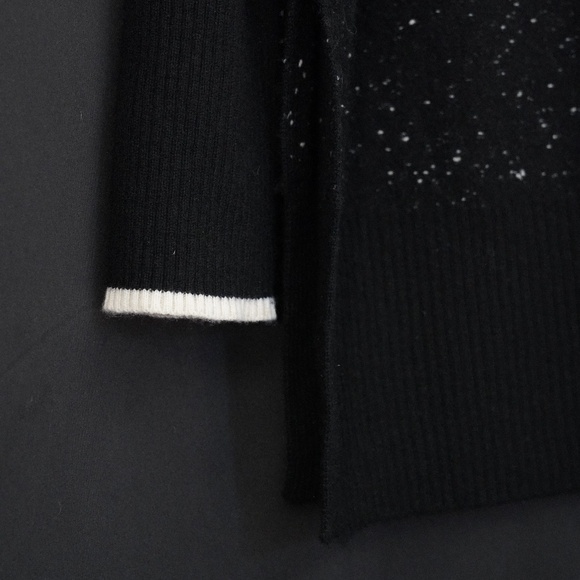 Rag & Bone 100% Cashmere Black Speckled Sweater, Medium, Beautiful Condition - Picture 7 of 16